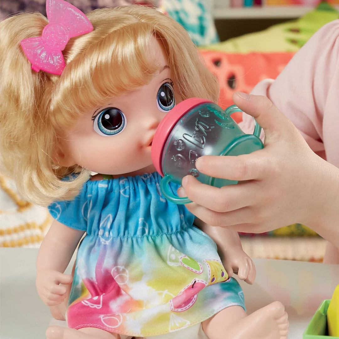 Muñeca Baby Alive Fruity Sips, manzana, juguetes para niñas de 3 añ...