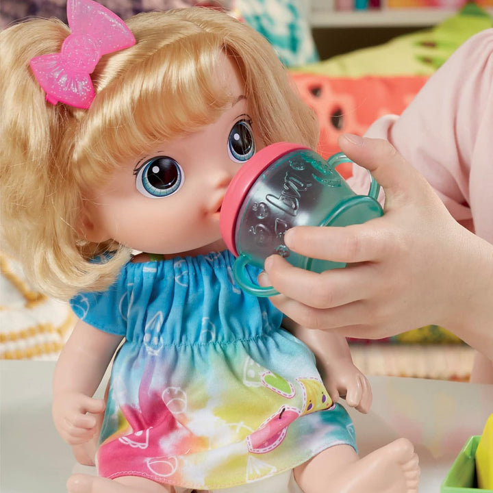Muñeca Baby Alive Fruity Sips, manzana, juguetes para niñas de 3 añ...