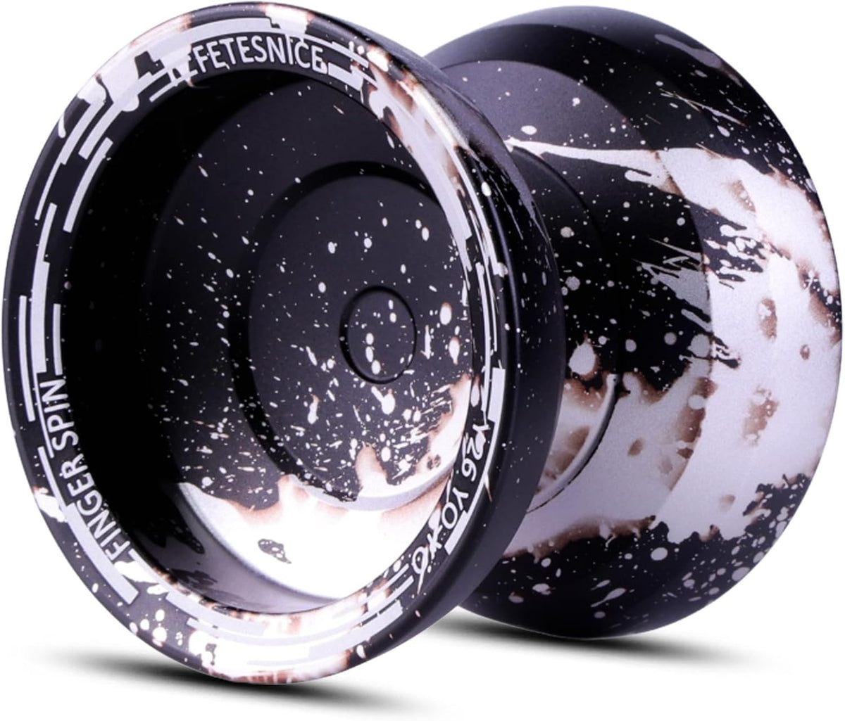 FETESNICE Yoyo profesional Yoyo de mariposa Y26 - Yoyo giratorio de dedo de doble modo receptivo/no responde, para niños, adultos y jugadores de competencia | Yoyo profesional con 10 cuerdas + estuche