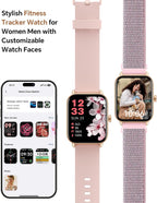 Quican Reloj inteligente para mujer, rastreador de actividad física iOS