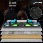 Tabla de Flexiones, Tabla de Flexiones Plegable para Hombre, Barra de Flexiones Portátil 30 en 1