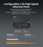 FriendlyElec Nanopi R5S Mini Router OpenWRT con tres puertos Ethern...
