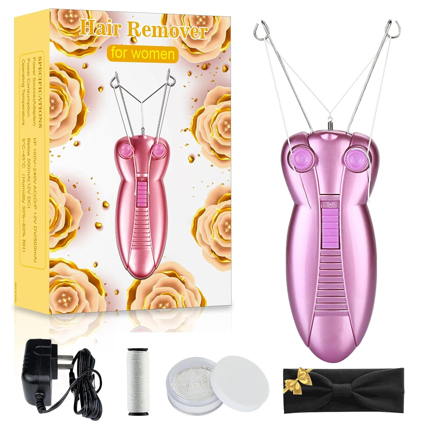 WAYCOM Depiladora Eléctrica para Mujeres Removedor de Vello Facial...