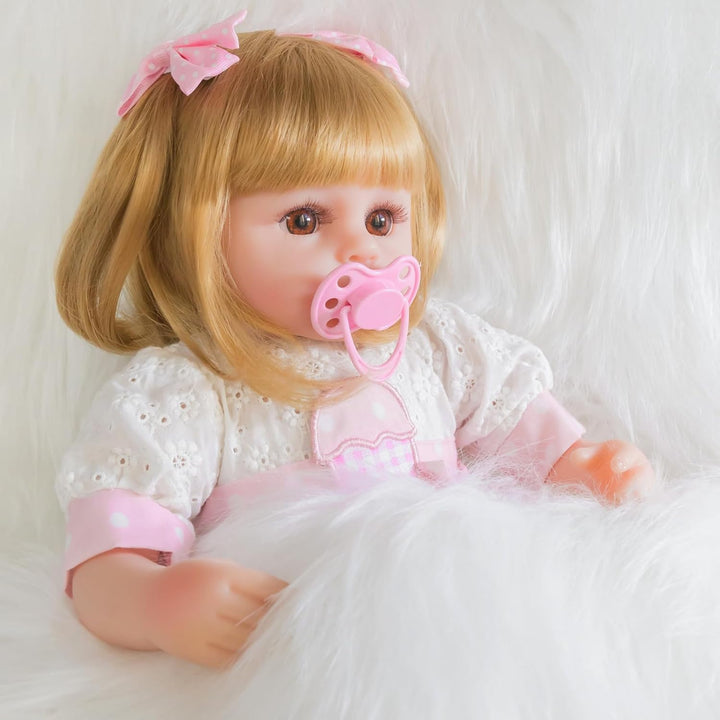 ENADOLL Muñeca realista de bebé recién nacida, muñecas de bebé reci...