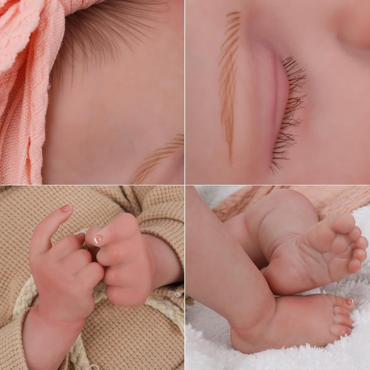 CHAREX Muñecas Realistas de Bebé Recién Nacido - Muñeca Reborn Durm...