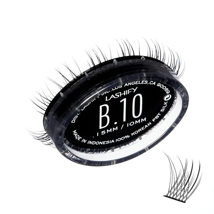 Lashify Recambio de extensiones de pestañas Gossamer de 0.394 pulga...