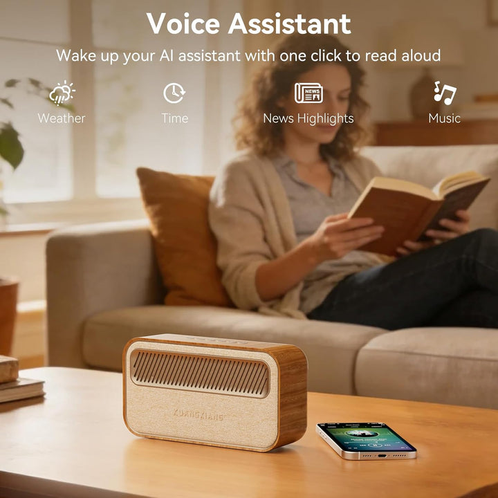 KUANGXIANG Altavoz Bluetooth 45 W (pico) Altavoz portátil inalámbri...