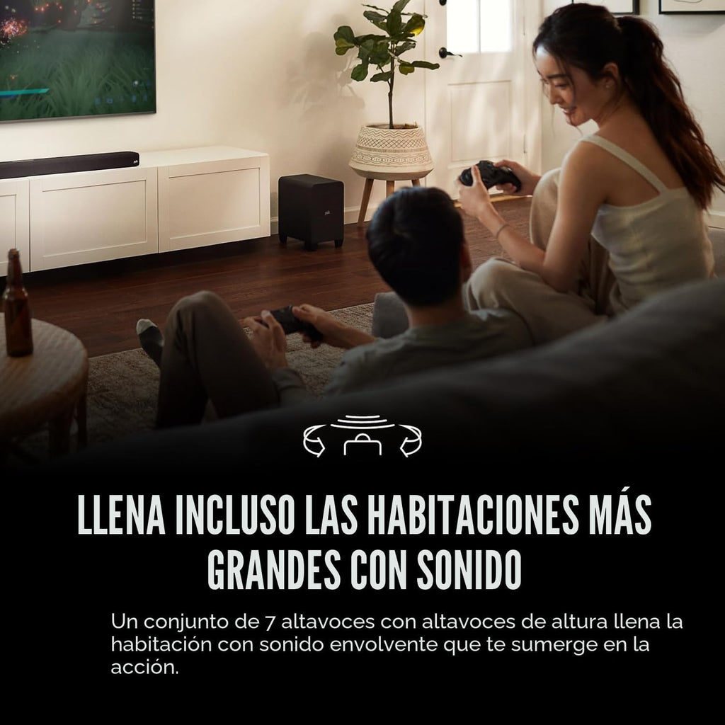 Sistema de barra de sonido Polk Audio Signa S4 Dolby Atmos 3D con subwoofer inalámbrico de 5.9"