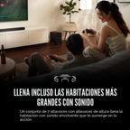 Sistema de barra de sonido Polk Audio Signa S4 Dolby Atmos 3D con subwoofer inalámbrico de 5.9"