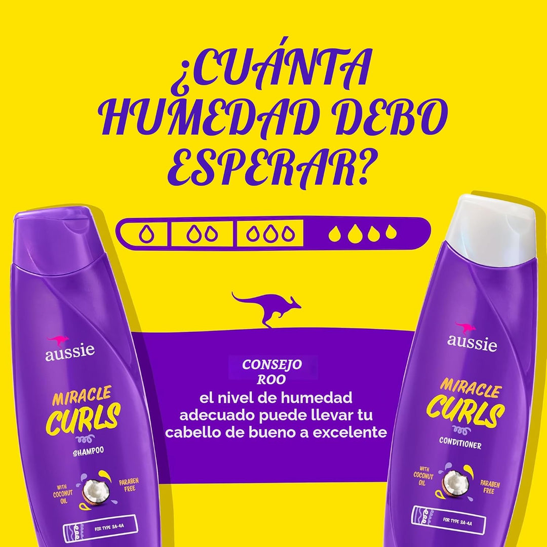 Miracle Curls: champú, acondicionador, acondicionador profundo, gel...