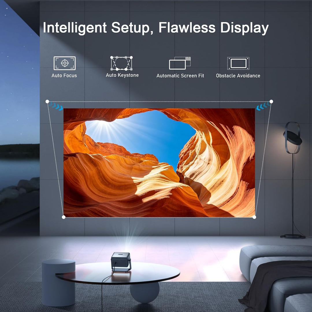 [4100 ANSI y ahora con Netflix] Proyector 4K con WiFi y Bluetooth p...