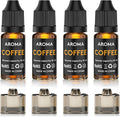Recambio de aceite aromático - 4x10ml, grado alimenticio, vegano
