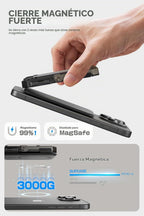 SUPCASE Paquete para iPhone 17 Pro Max UBGrip Case (negro) y cartera magnética