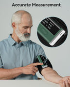 Checkme Monitor de presión arterial para uso doméstico: puño superior del brazo, máquina Bluetooth BP, lecturas precisas en 30 segundos, aplicación habilitada para iOS y Android