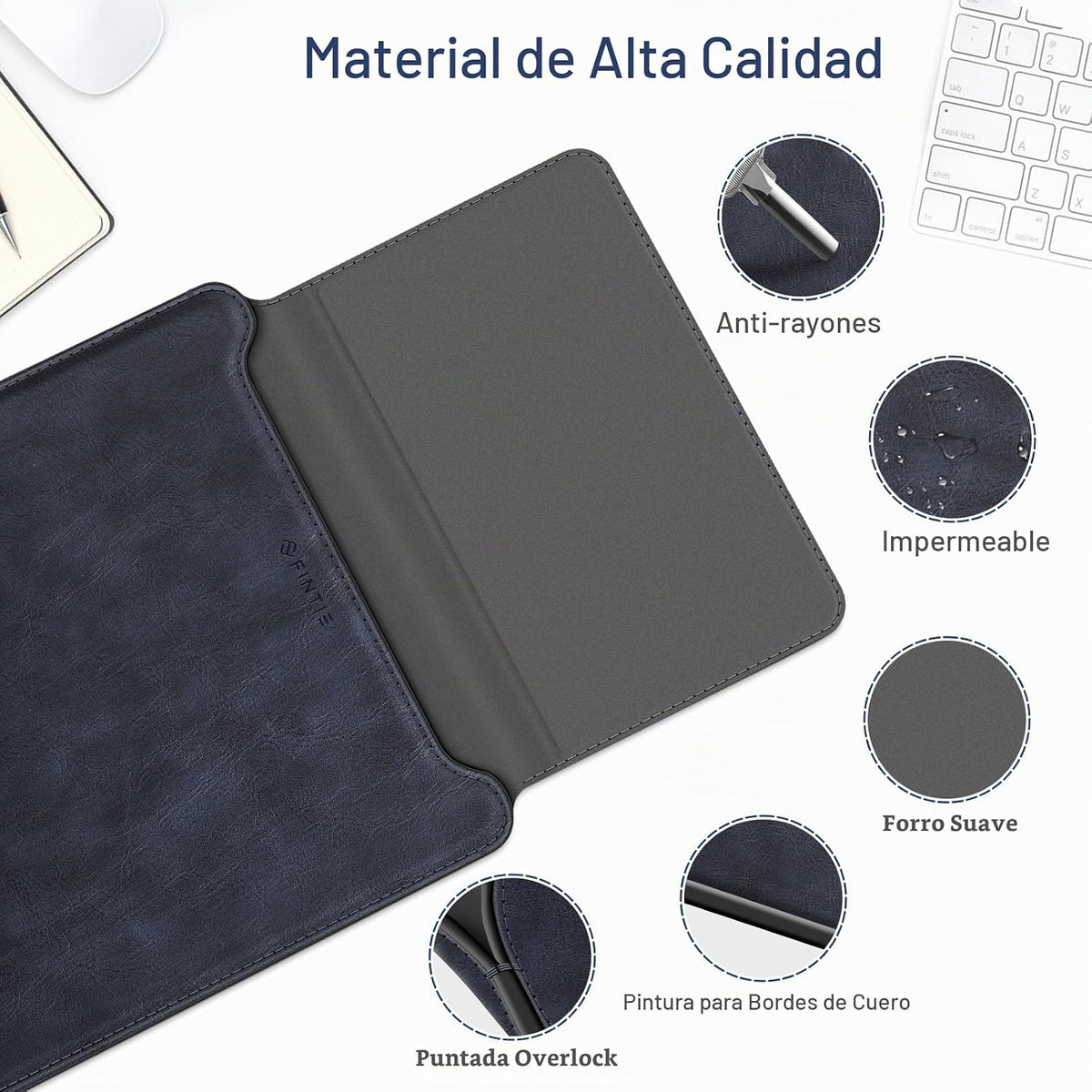 Funda Fintie para MacBook Air 13.6 A3240 A3113 A2681, Pro 14 A3434...