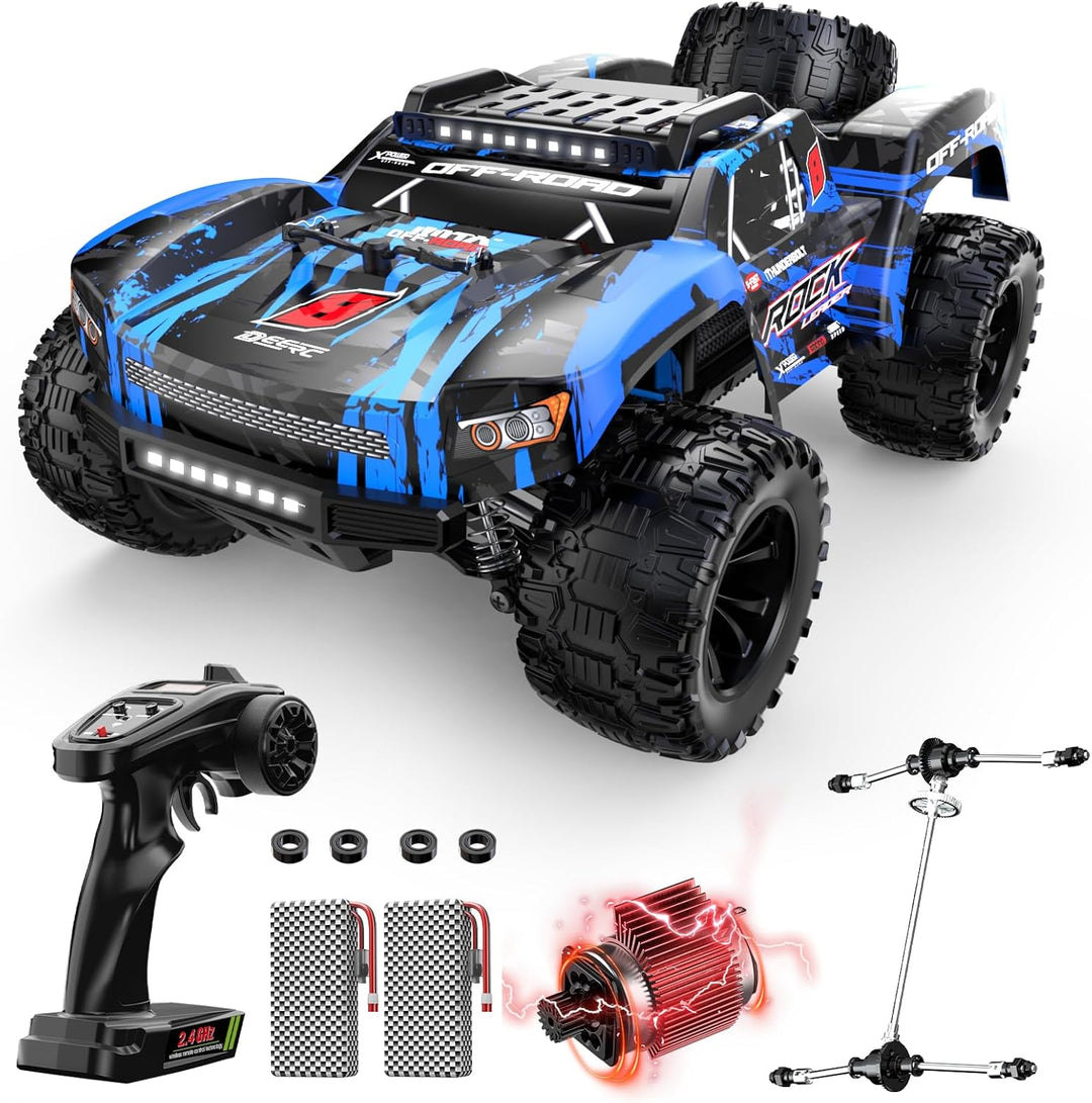 DEERC Autos RC 1\/12 de 45 KPH, Camión RC 4WD de Alta Velocidad de...