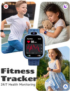 BIGGERFIVE Reloj inteligente para niños, reloj de fitness de 1.8 pies