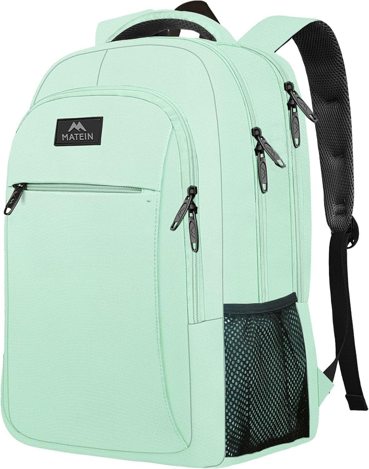 MATEIN Mochila para laptop de 15.6 pulgadas con puerto de carga USB...