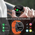 Relojes Inteligentes Militares con GPS Integrado, Más de 170 Modos Deportivos para Hombres con Linterna, Reloj Inteligente para Teléfonos Android y iPhone, Pantalla AMOLED de 1.43", Llamadas Bluetooth
