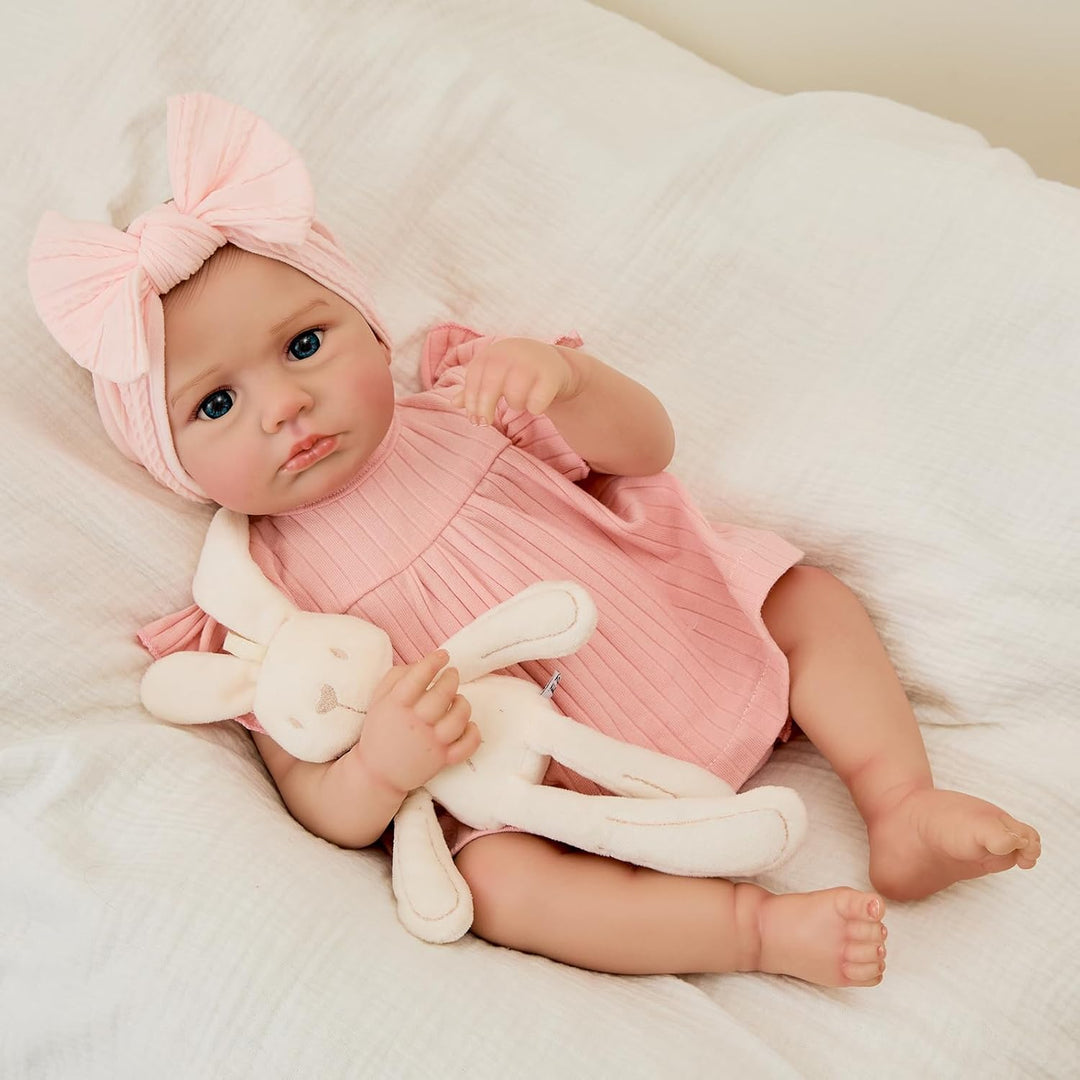 FOCKOF Muñecas realistas de bebé Reborn de 18 pulgadas, muñeca de b...