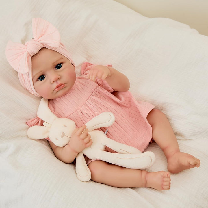 FOCKOF Muñecas realistas de bebé Reborn de 18 pulgadas, muñeca de b...