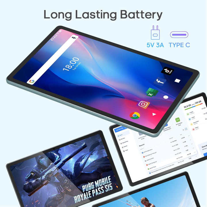 Tablet de 11 pulgadas, 14 (6+8) GB y 256 GB de almacenamiento (ampl...