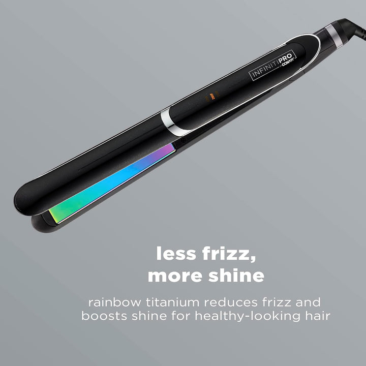INFINITIPRO DE CONAIR - Plancha para el pelo plana de titanio arcoí...