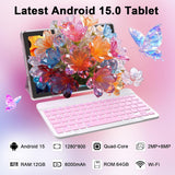 Vyrolinia Tablet Android 15 10 pulgadas 12 GB RAM+64 GB ROM\/1 TB t...