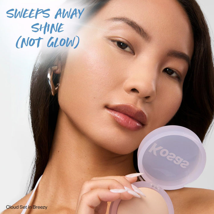 Kosas Cloud Set Polvo Fijador Facial - Control de Brillo Suavizante...