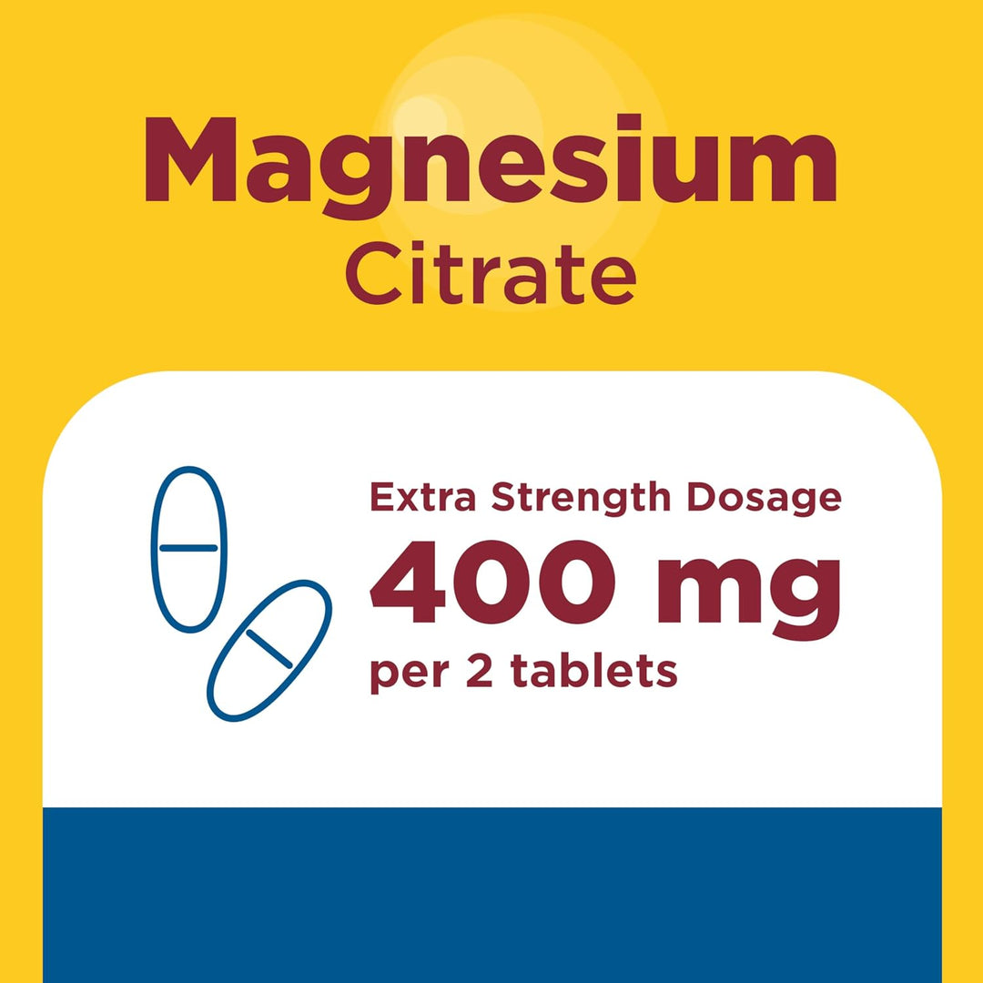 Nature Made Tabletas de citrato de magnesio de dosis extra fuerte,...