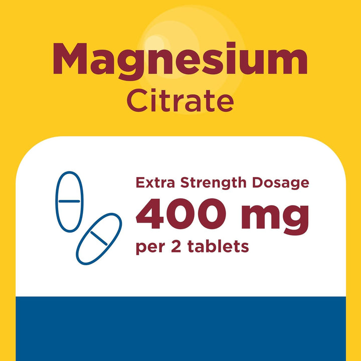 Nature Made Tabletas de citrato de magnesio de dosis extra fuerte,...