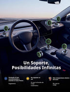 Cargador para coche con soporte MagSafe de 15W, con Adaptador de Carga Más Rápida de 50W