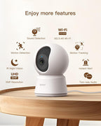 ARENTI - Cámara para mascotas de 5 MP P2Q, 5G WiFi 6 Cámara de seguridad interior, aplicación gratuita para teléfono