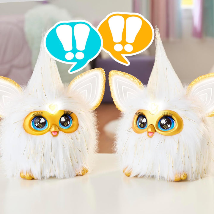 Furby Gold Glam - Juguetes interactivos de peluche para niñas y niñ...