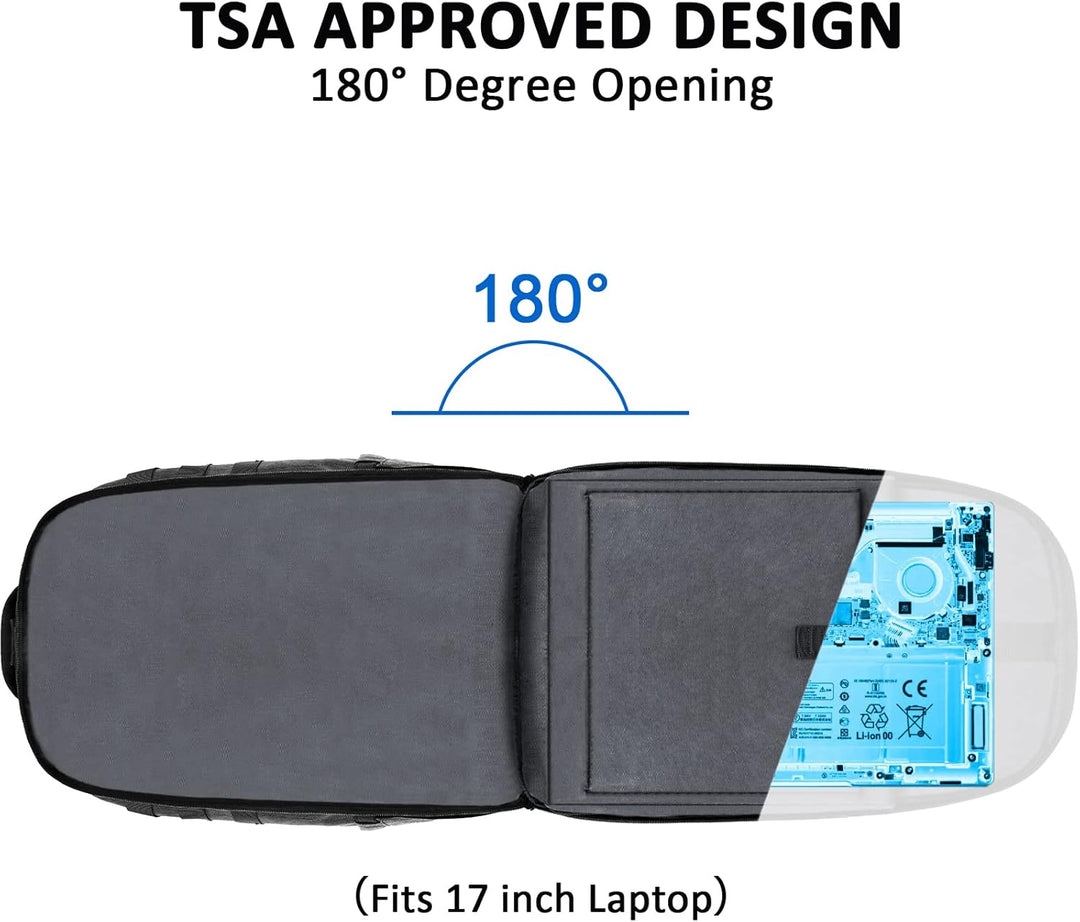 MATEIN Mochila para laptop de 17 pulgadas, mochila táctica militar...