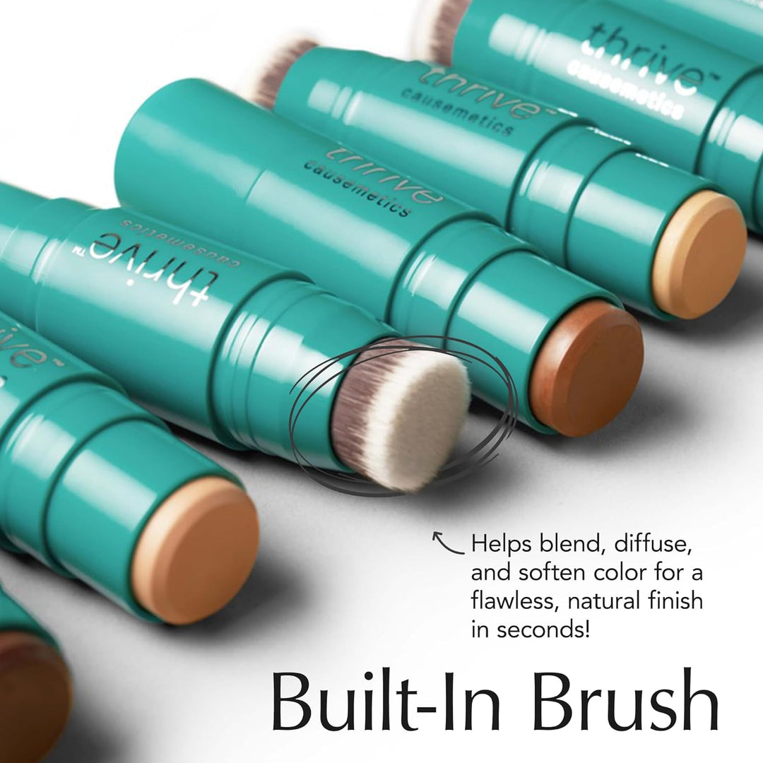 Thrive Causemetics Triple Threat Color Stick: Barra de bronceador y...