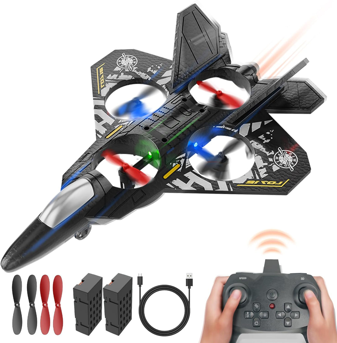 BEZGAR Drones para niños | Avión RC de 2.4 GHZ, avión de control re...