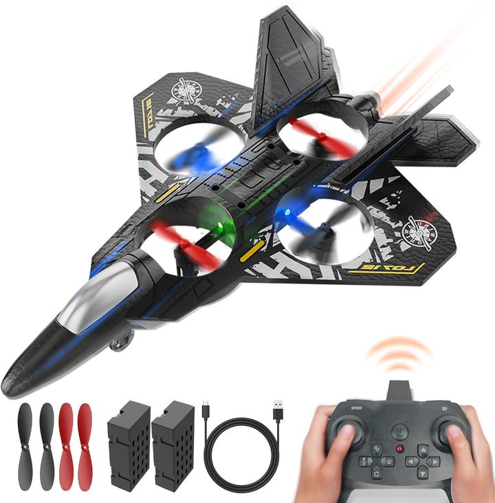 BEZGAR Drones para niños | Avión RC de 2.4 GHZ, avión de control re...