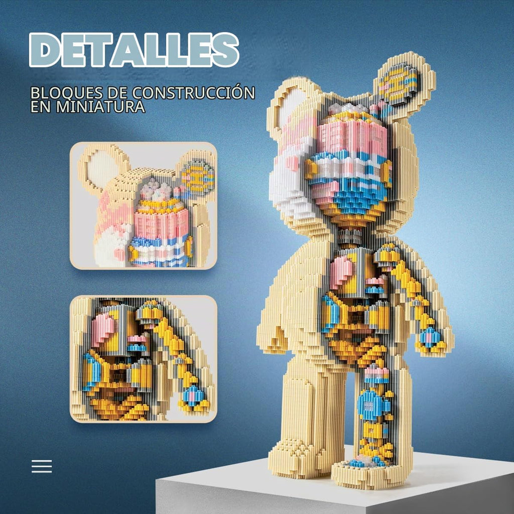 DAHONPA Conjunto de bloques de construcción micro mecánicos de animales con cerradura (7220 PIEZAS), decoración personalizada, regalo para adultos y niños