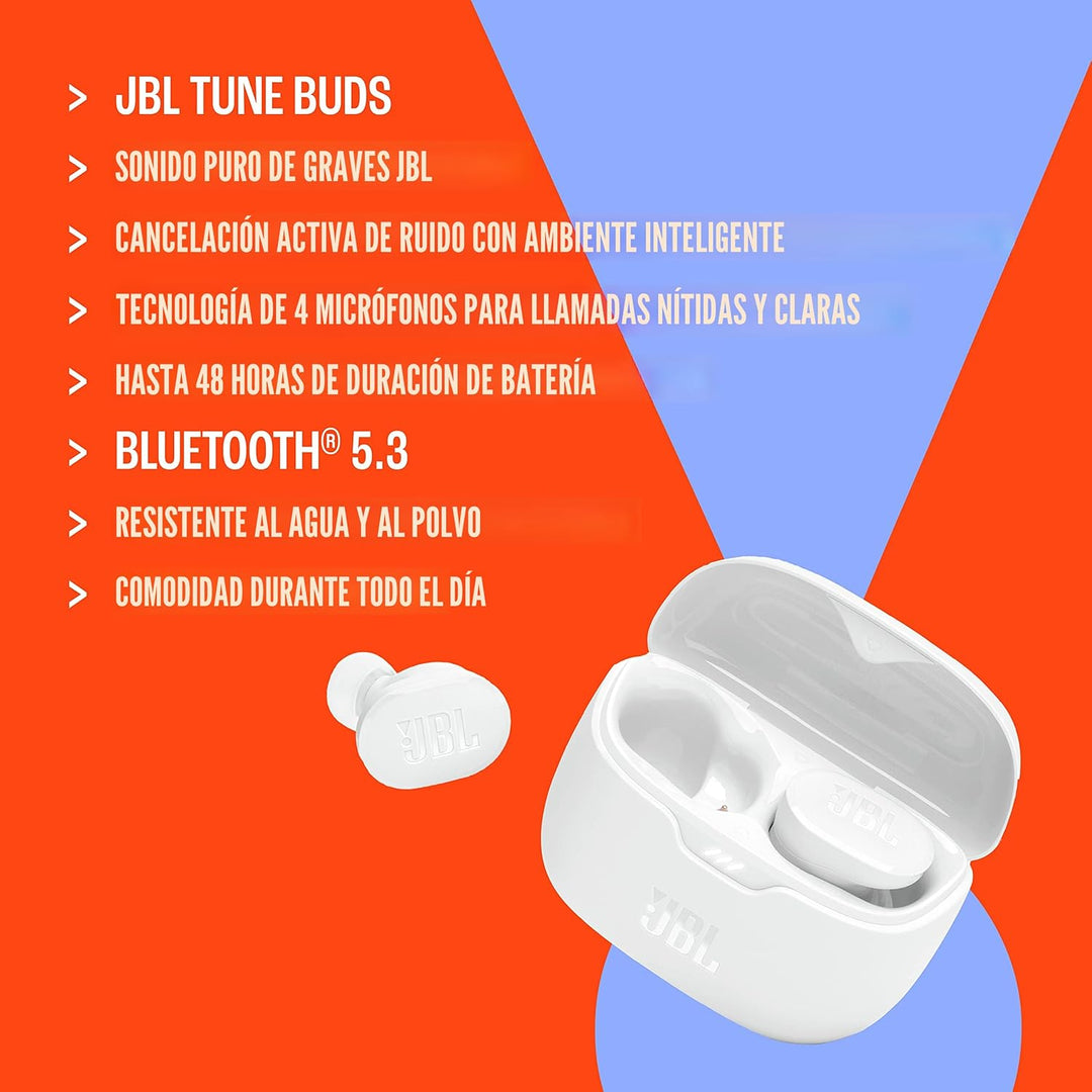 JBL Tune Buds - Audífonos verdaderos inalámbricos con cancelación d...