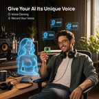 AIPI Lite AI Robot Companion, personaje personalizado, encubrimiento de voz, soporte de base de conocimientos, robot de escritorio AI alimentado por ChatGPT (verde)