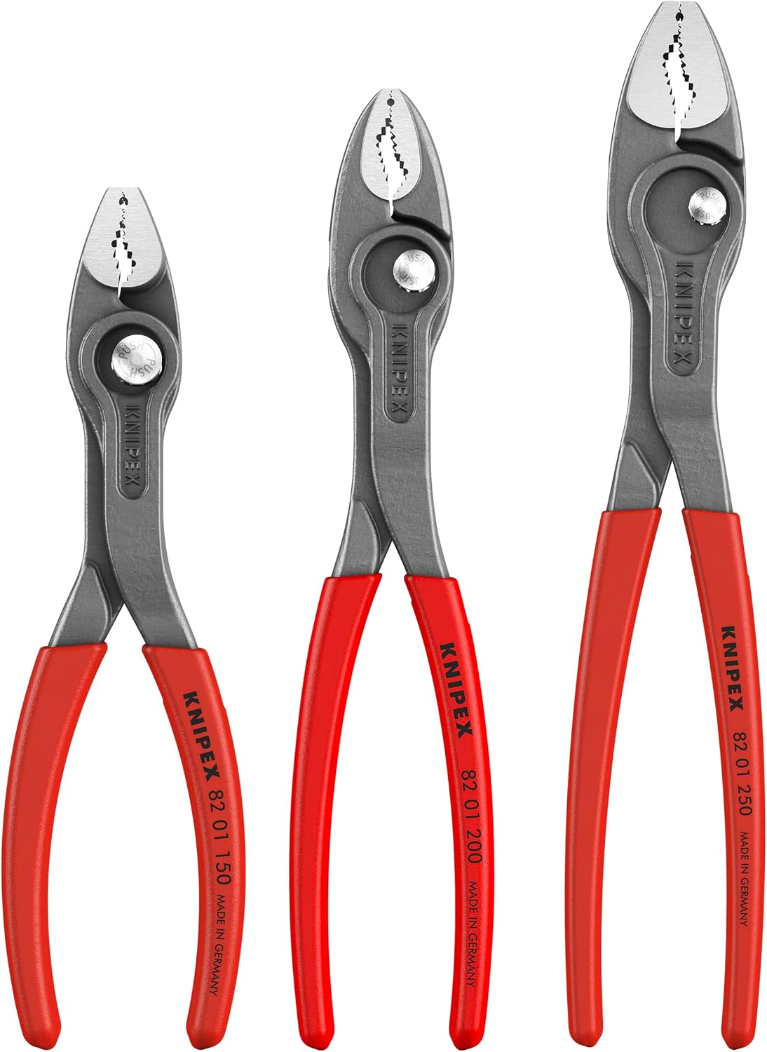 KNIPEX Tools 00 20 06 US4 Juego de alicates TwinGrip de 3 piezas