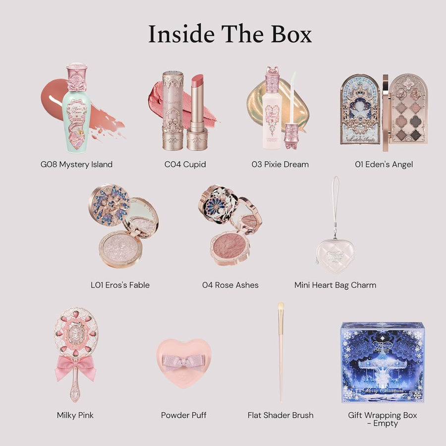 Flower Knows Cherub Bloom - Juego de caja de regalo de maquillaje d...