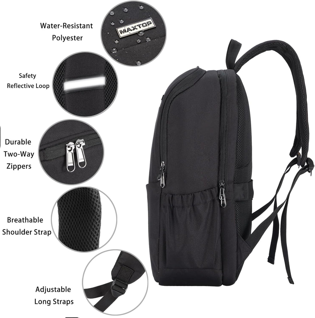 MAXTOP Mochila de viaje para computadora portátil, mochilas de nego...