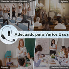 TONOR Micrófono inalámbrico para auriculares, 2 en 1 UHF sobre la oreja
