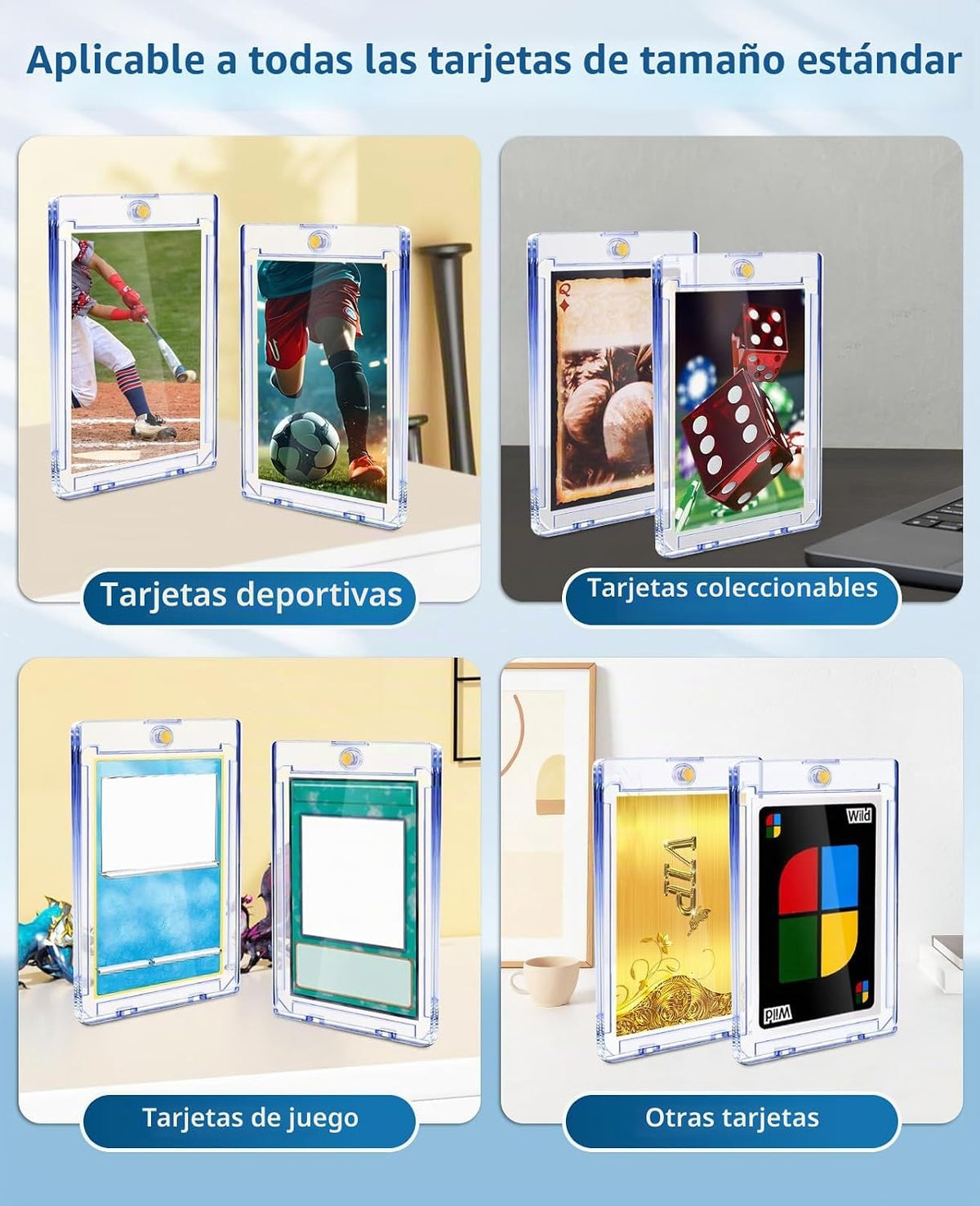 Estuche para tarjetas magnéticas de 204ct: ultra delgado 35pt