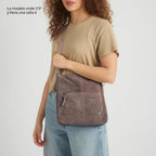 The Sak Lucia - Bolso bandolera de piel convertible con correa ajustable