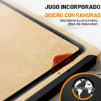 Juego de 3 tablas de cortar de madera compuesta