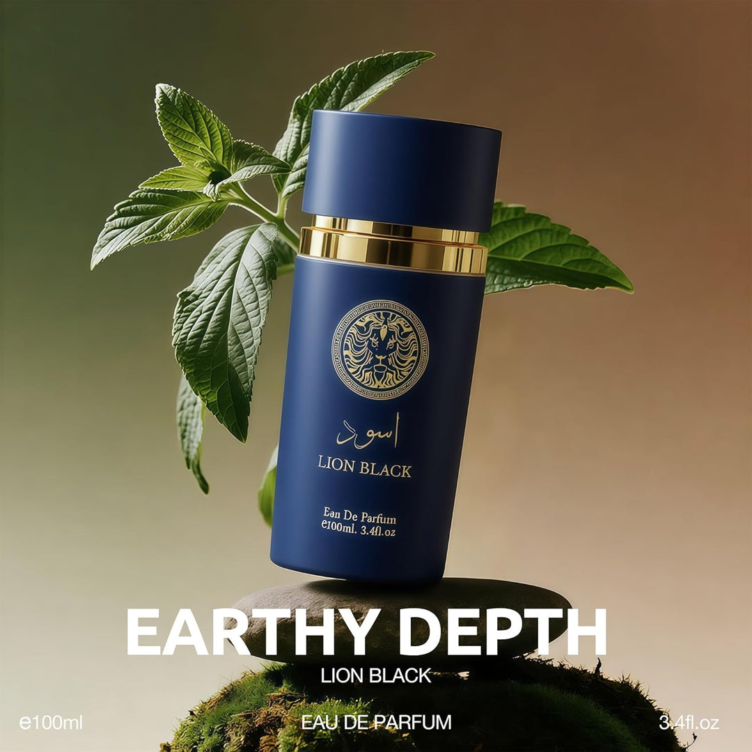 A CENTER Lion Conjunto de Colonia para Hombres Paquete de 2 Eau de...
