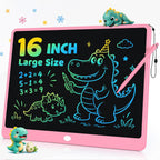 Tableta de escritura LCD para niños, tablero de dibujo digital extragrande y pizarra blanca de aprendizaje, almohadilla de escritura reutilizable para dibujar, matemáticas, ortografía, regalo